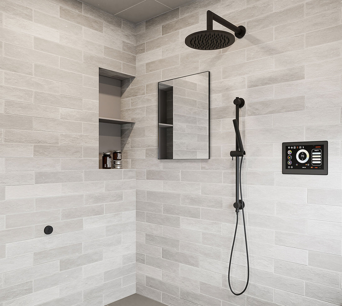 ThermaSol Essential Shower Package with Shower Arm + Rain Canopy Kit