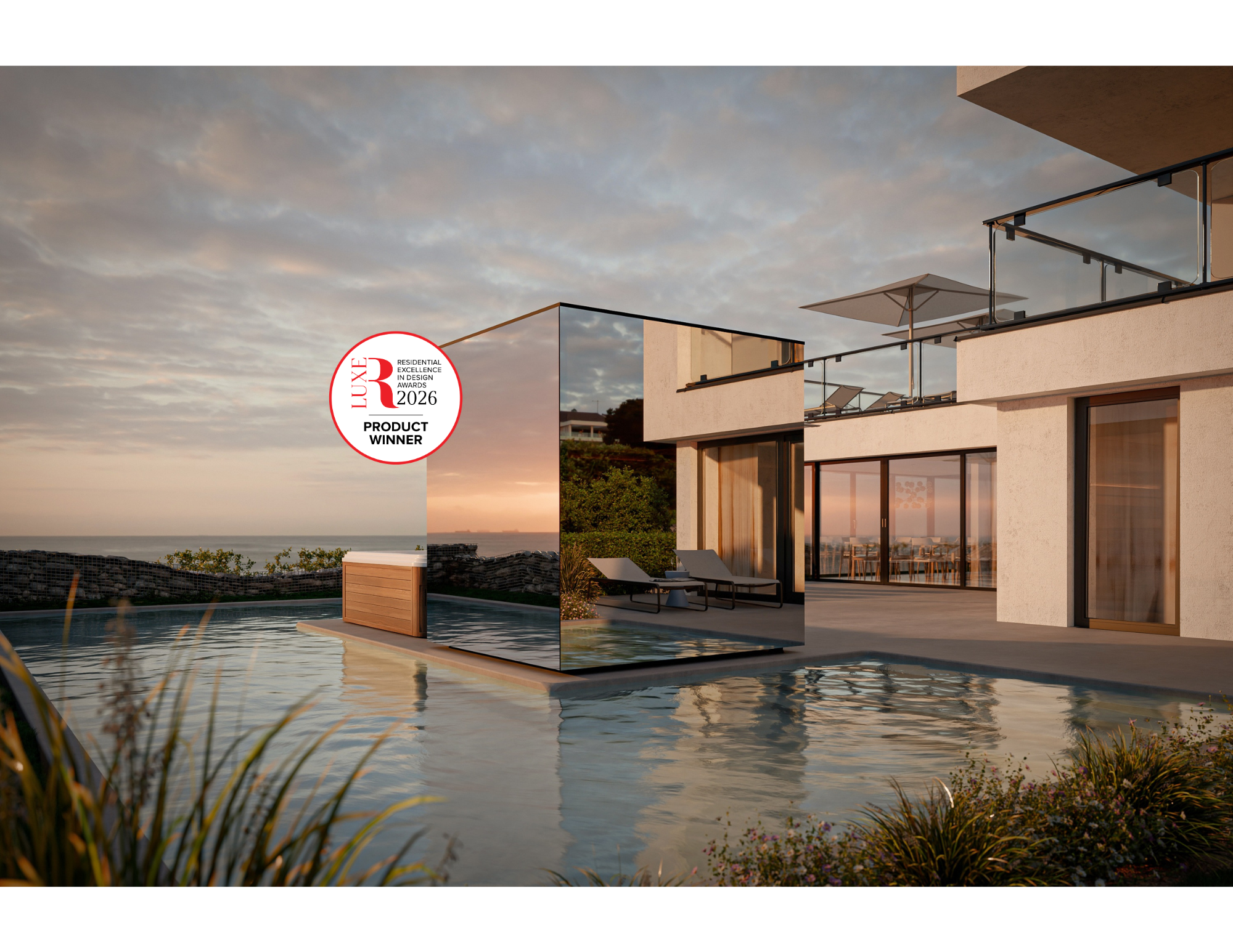 Thermasol’s Vue Outdoor Sauna Recognized for Design Excellence