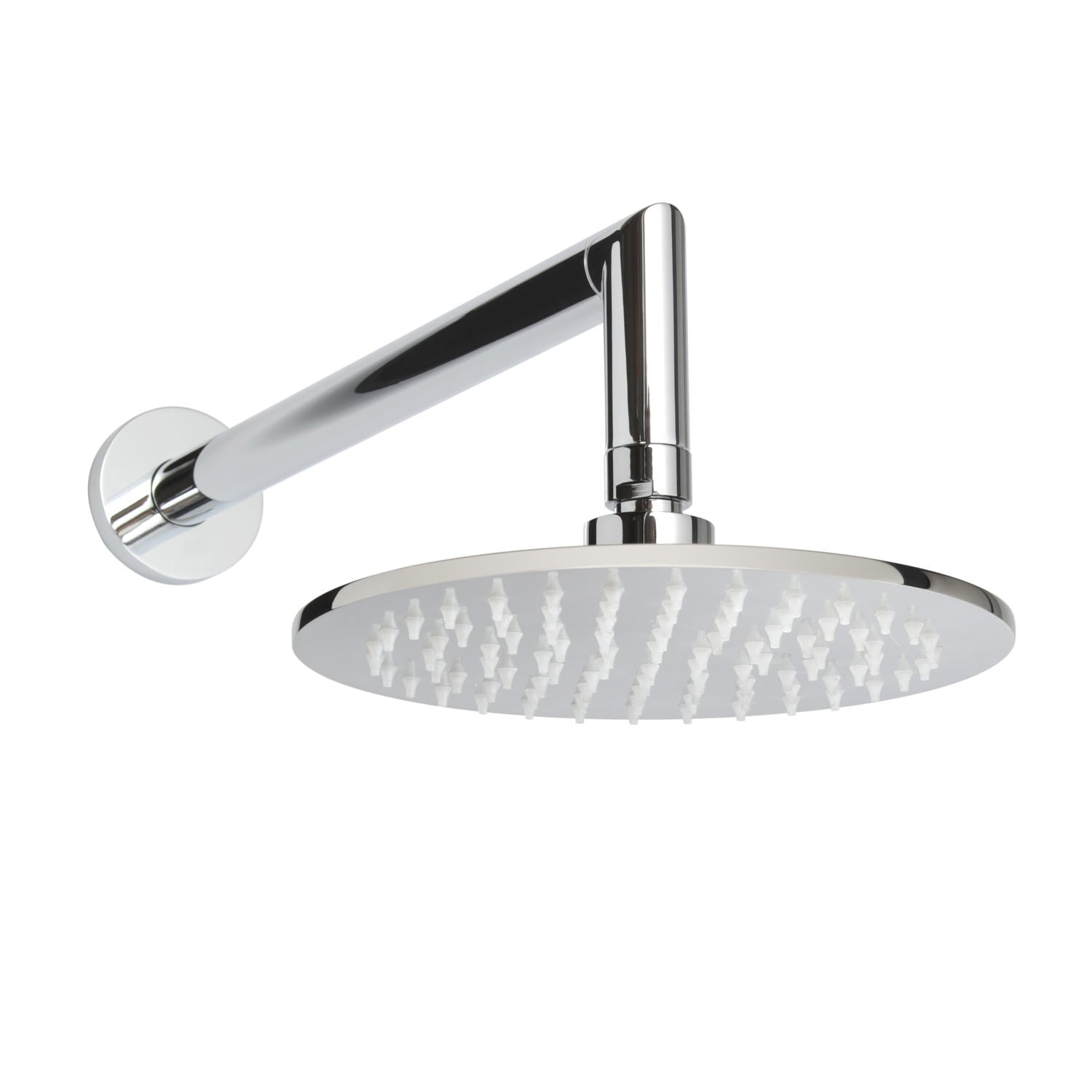 ThermaSol Shower Arm + Rain Canopy Kit Round - Polished Chrome