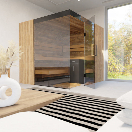 ThermaSol Aalto sauna with Harvia Virta heater