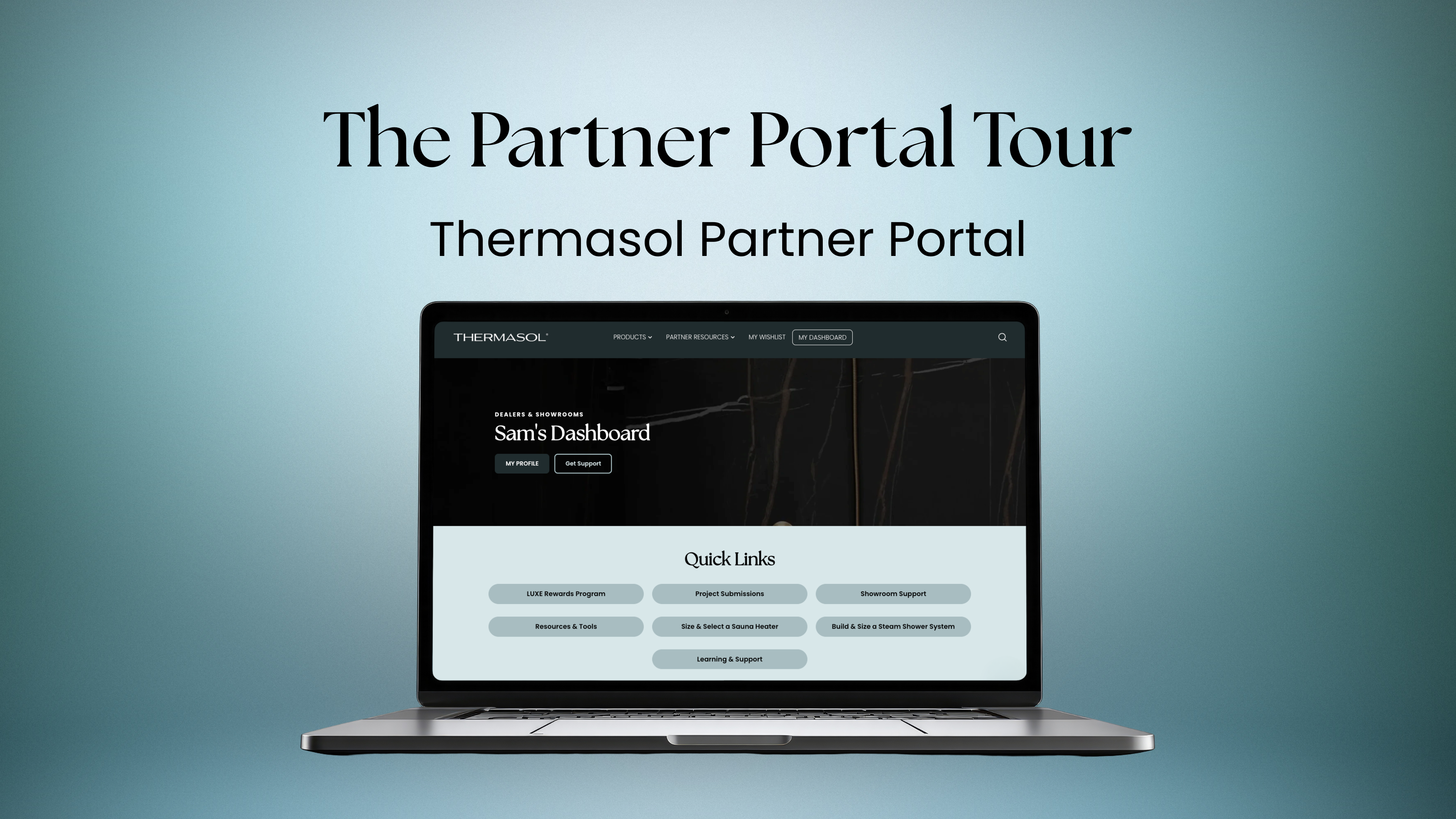 Load video: Thermasol Portal — The Partner Portal Tour Video