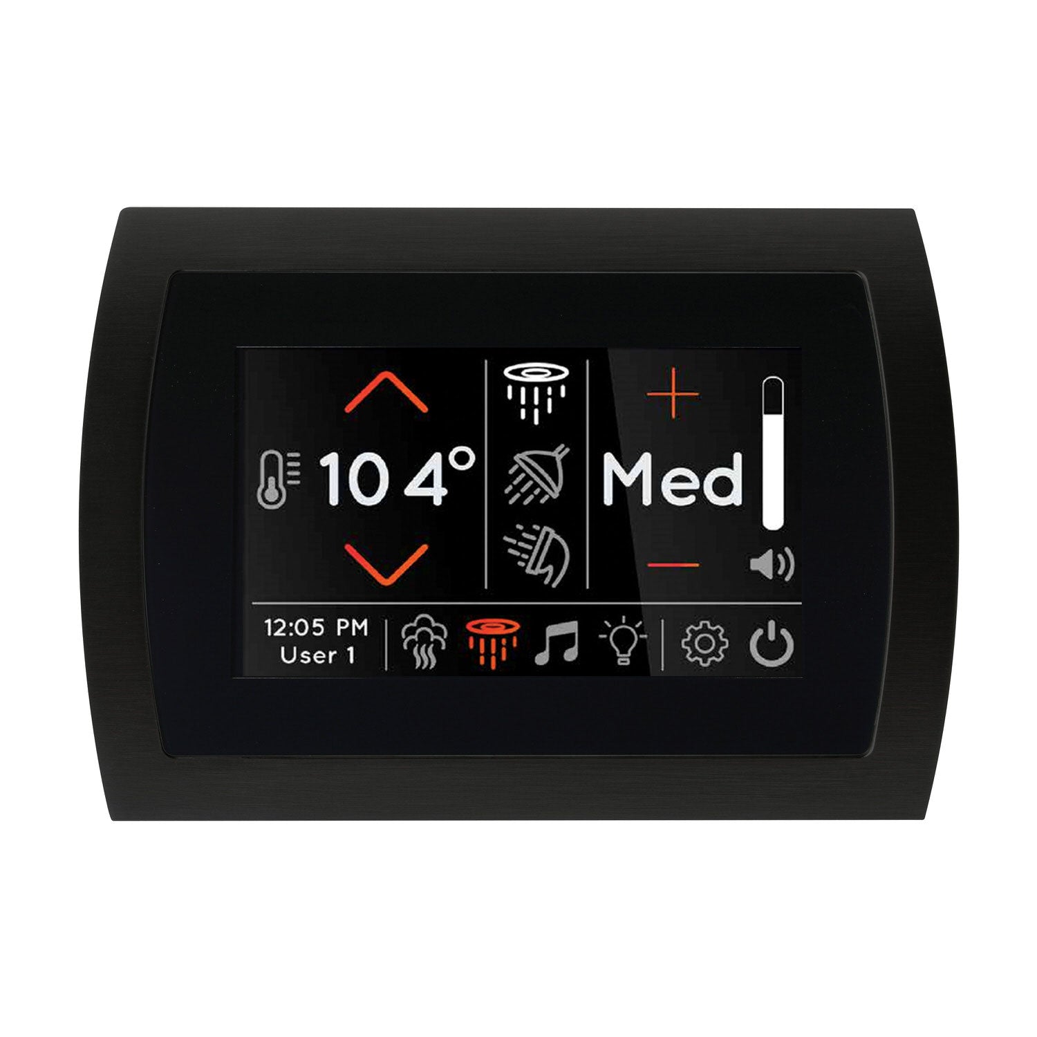 ThermaSol SignaTouch 5 Control Recessed Design - Black